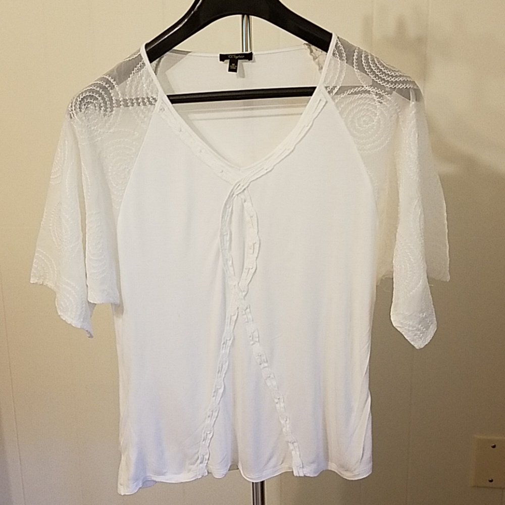 ❣️Cupio off white short sleeve top ❣️